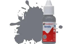 Humbrol 164 14ml Acrylic Matt Dark Sea Grey Paint Dropper Bottle