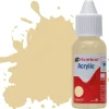 Humbrol 121 14ml Acrylic Matt Pale Stone Dropper Bottle