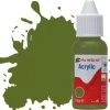 Humbrol 88 14ml Acrylic Matt Deck Green Dropper Bottle
