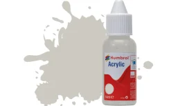 Humbrol 28 14ml Acrylic Matt Camouflage Grey Paint Dropper Bottle