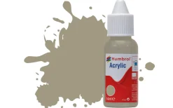 Humbrol 168 14ml Acrylic Matt Hemp/Camouflage Beige Paint Dropper Bottle