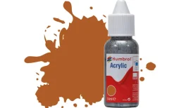 Humbrol 55 14ml Acrylic Metallic Bronze Paint Dropper Bottle