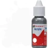 Humbrol 130 14ml Acrylic Satin White Paint Dropper Bottle