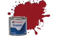 Humbrol 20 50ml Enamel Gloss Crimson Paint Tinlet
