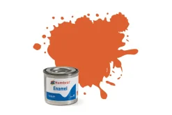 Humbrol 82 14ml Enamel Matt Orange Lining Paint Tinlet