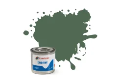 Humbrol 76 14ml Enamel Matt Uniform Green Paint Tinlet