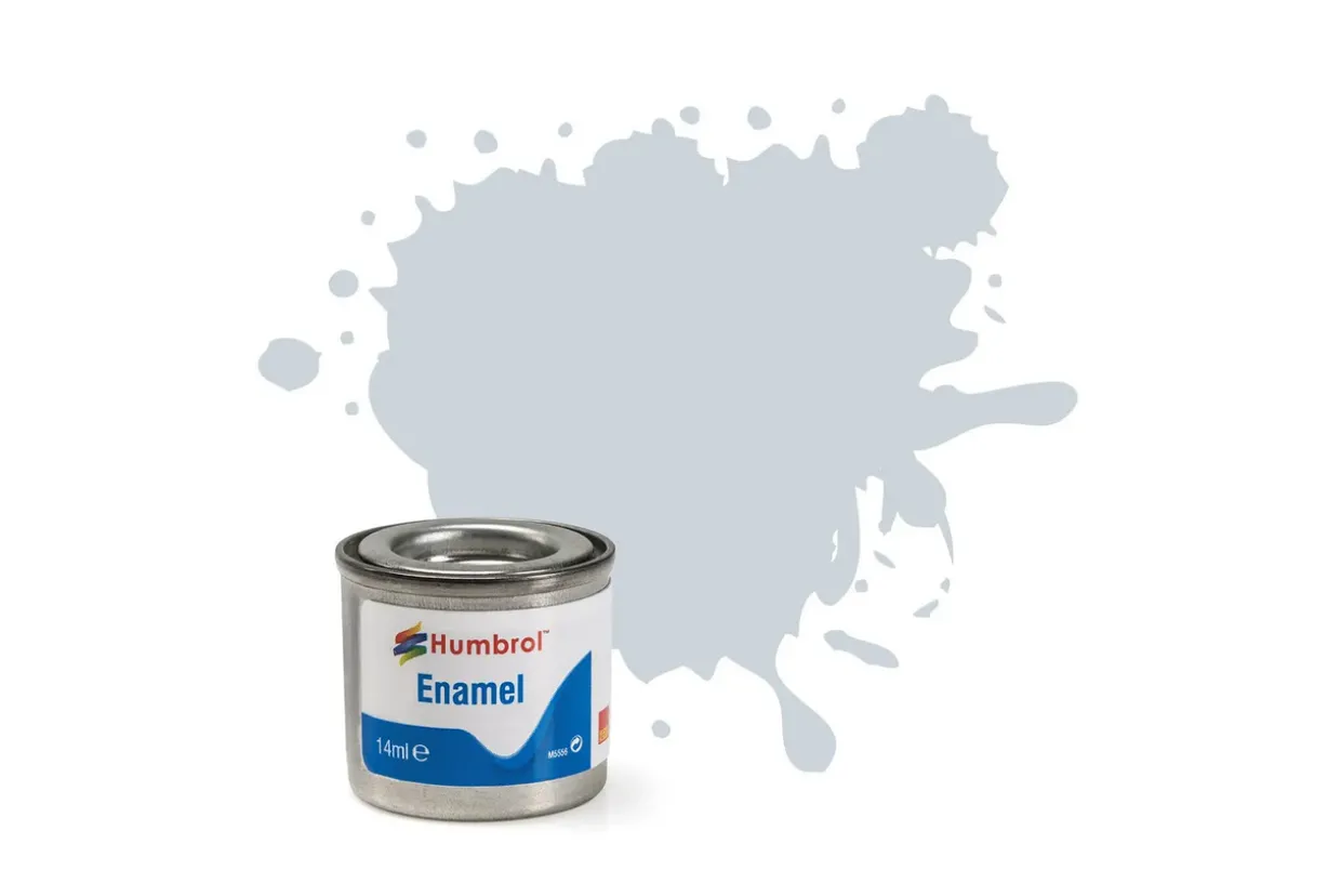 Humbrol 27001 14ml Enamel Metalcote Matt Aluminium Paint