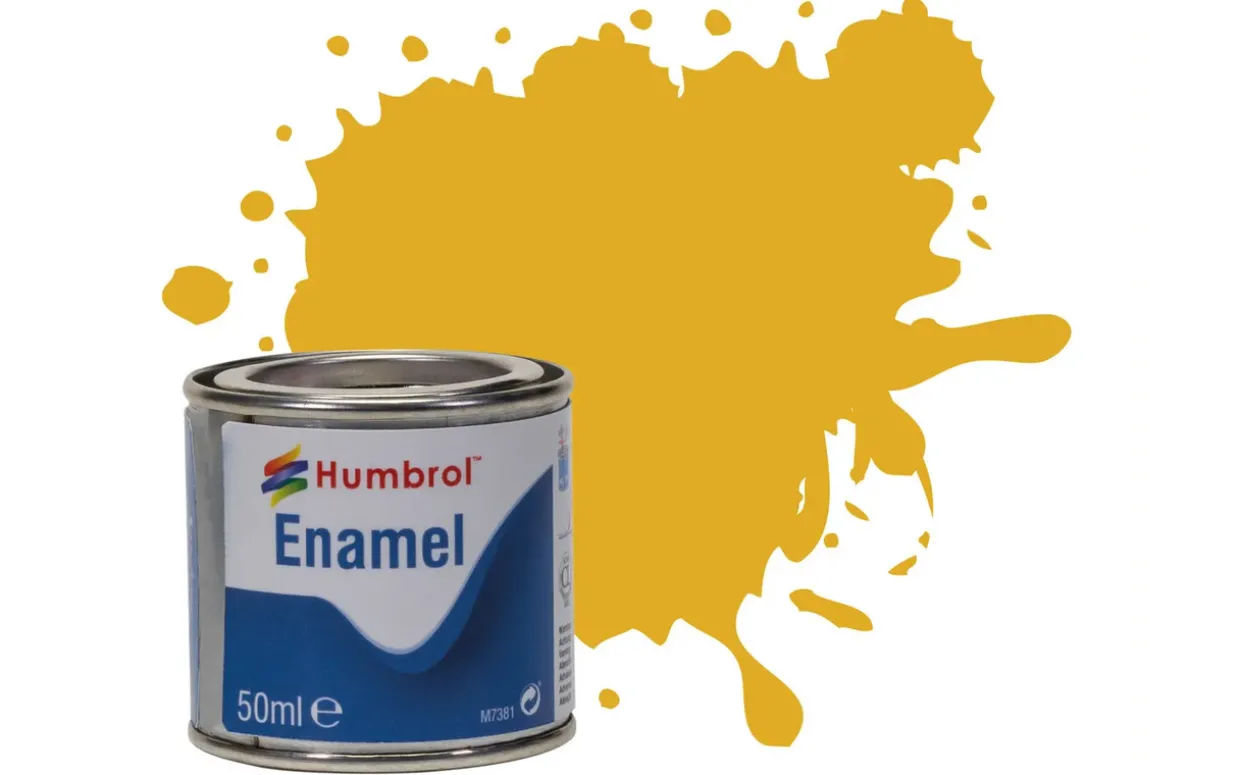 Humbrol 16 50ml Enamel Metallic Gold Paint Tinlet