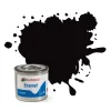 Humbrol 201 14ml Enamel Metallic Black Paint Tinlet