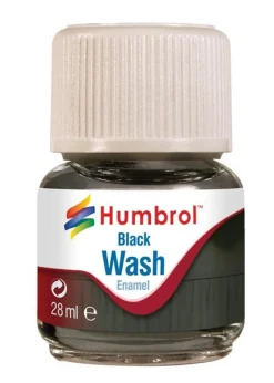 Humbrol Enamel Wash Black 28ml