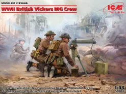 ICM 1/35 British Vickers MG with Crew
