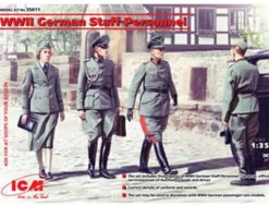 ICM 1/35 German Staff Personnel Model Figures