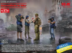 ICM 1/35 Journalists In War Model Figures