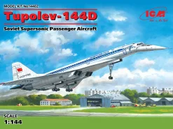 ICM 1/144 Tupolev Tu-144D Model Kit