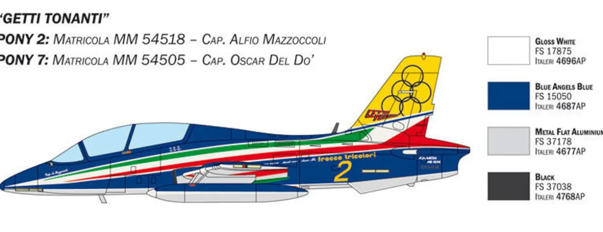 Italeri 1/72 Aermacchi MB-339 60th P.A.N. Anniversary