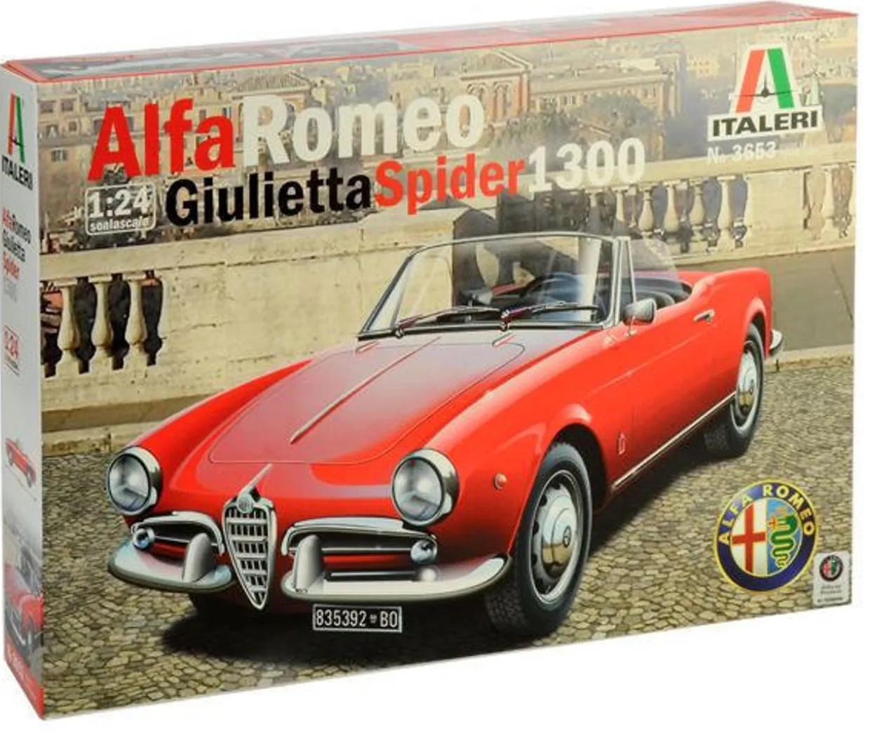 Italeri 1/24 Alfa Romeo Giulietta Spider 1300