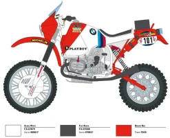 Italeri 1/9 BMW R80 GS 1000 Paris Dakar 1985