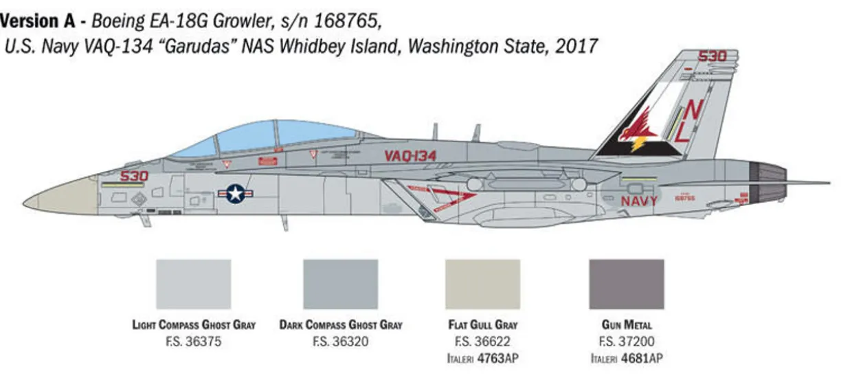 Italeri 1/48 Boeing EA-18G Growler Model Kit