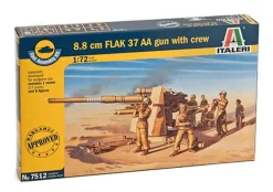 Italeri 1/72 8.8cm Flak 37 Fast Assembly Model Kit