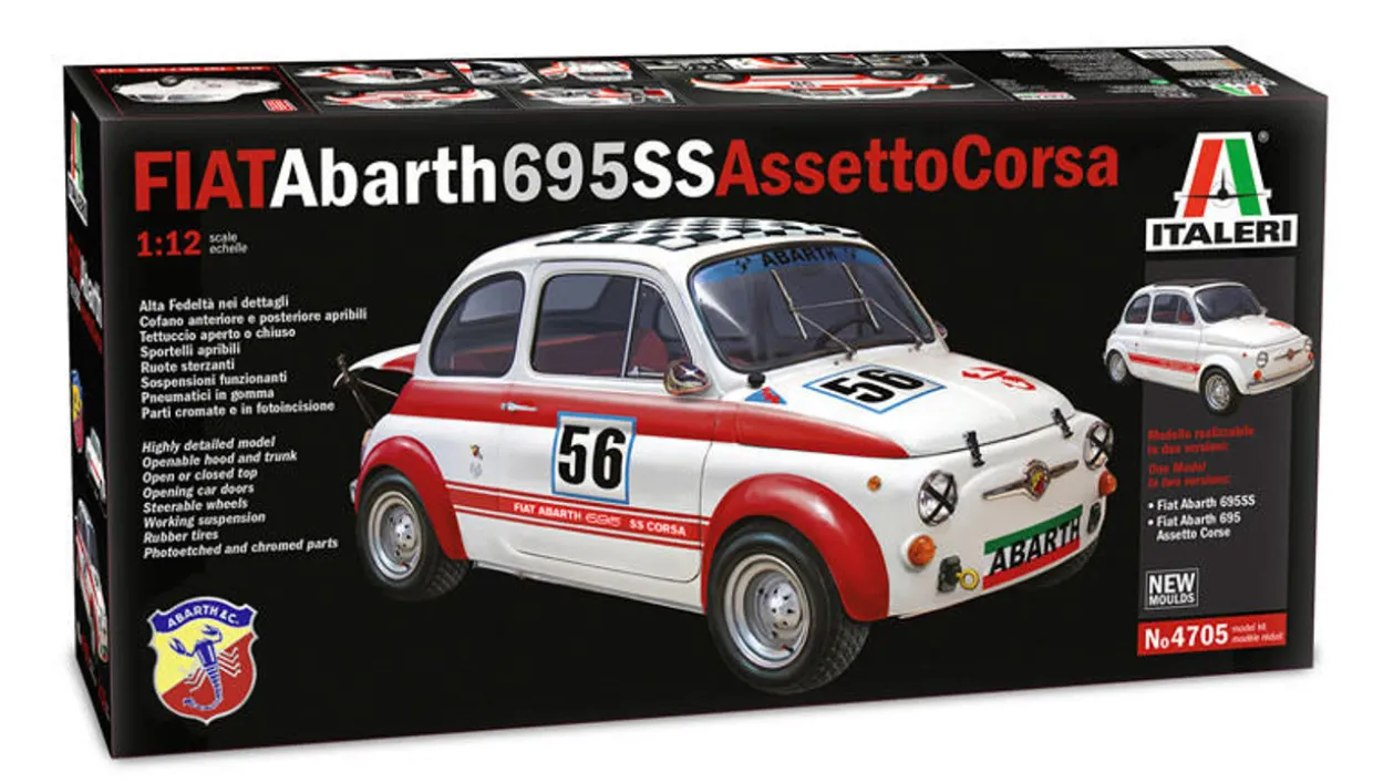 Italeri 1/12 Fiat Abarth 695 SS