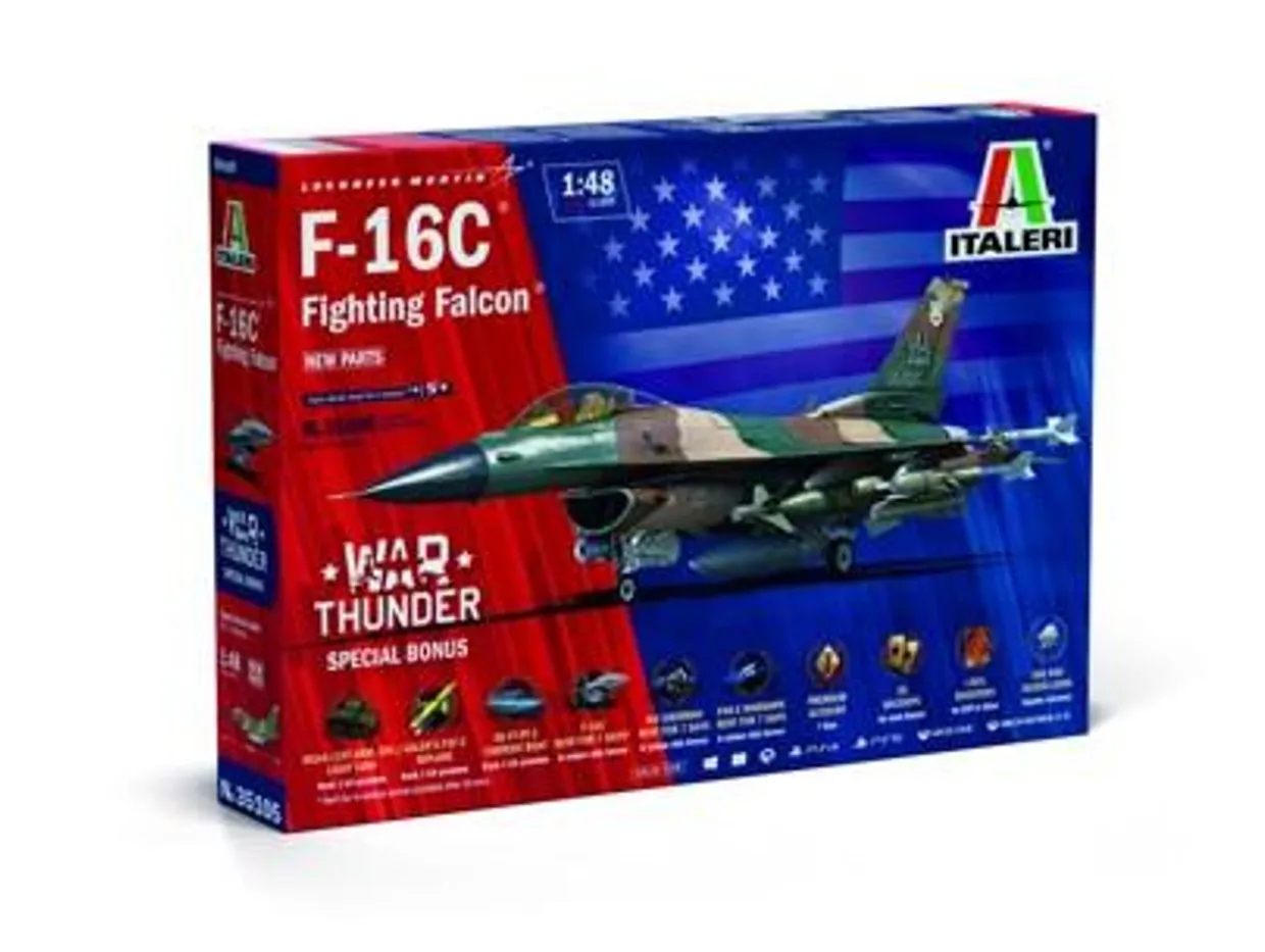 Italeri 1/48 General Dynamics F-16C Fighting Falcon