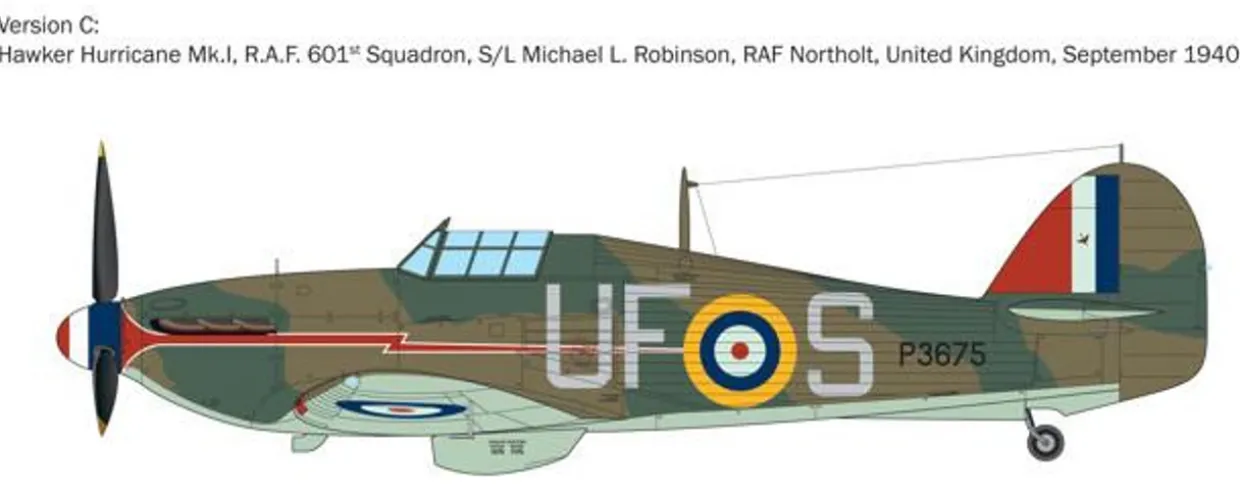 Italeri 1/48 Hawker Hurricane Mk 1 Aces