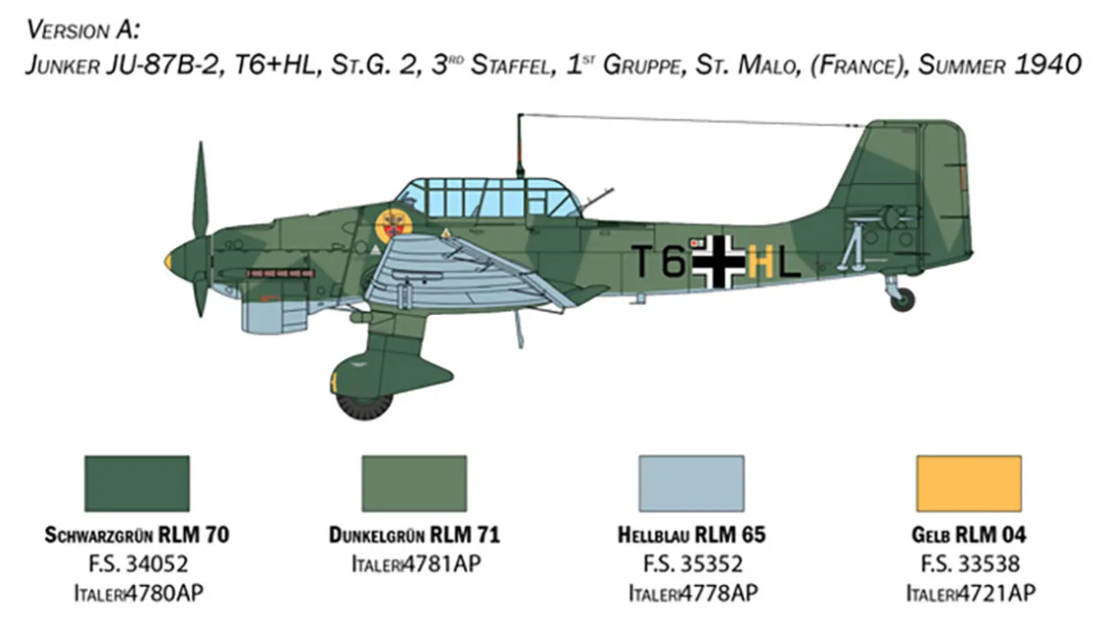 Italeri 1/48 Junkers Ju 87B Stuka