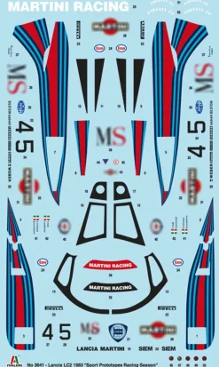 Italeri 1/24 Lancia LC2 Martini
