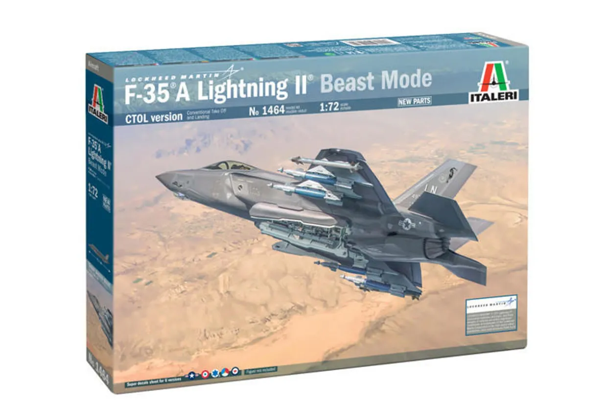 Italeri 1/72 Lockheed Martin F-35A Lightning II Model Kit