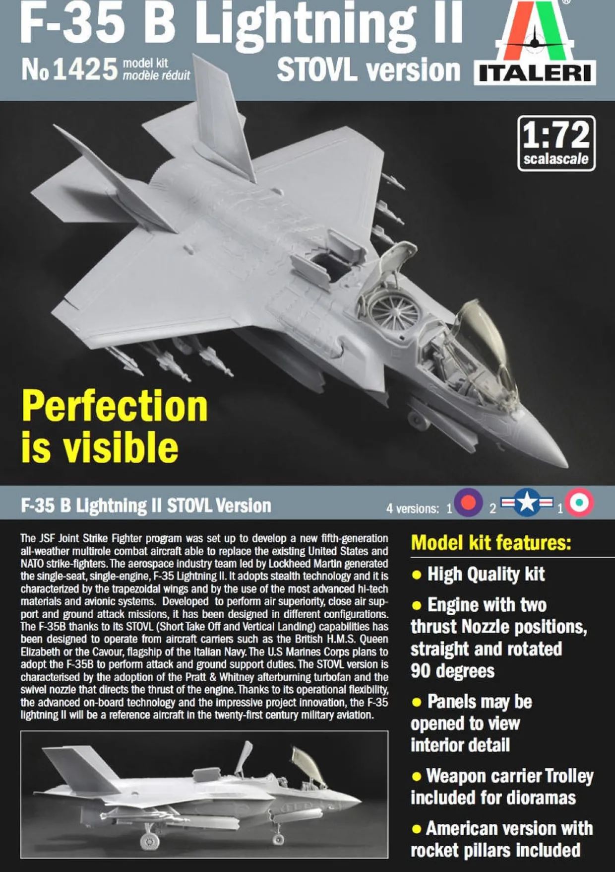 Italeri 1/72 Lockheed Martin F-35B Lightning II