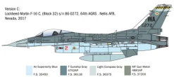 Italeri 1/48 Lockheed Martin F-16C Fighting Falcon Model Kit