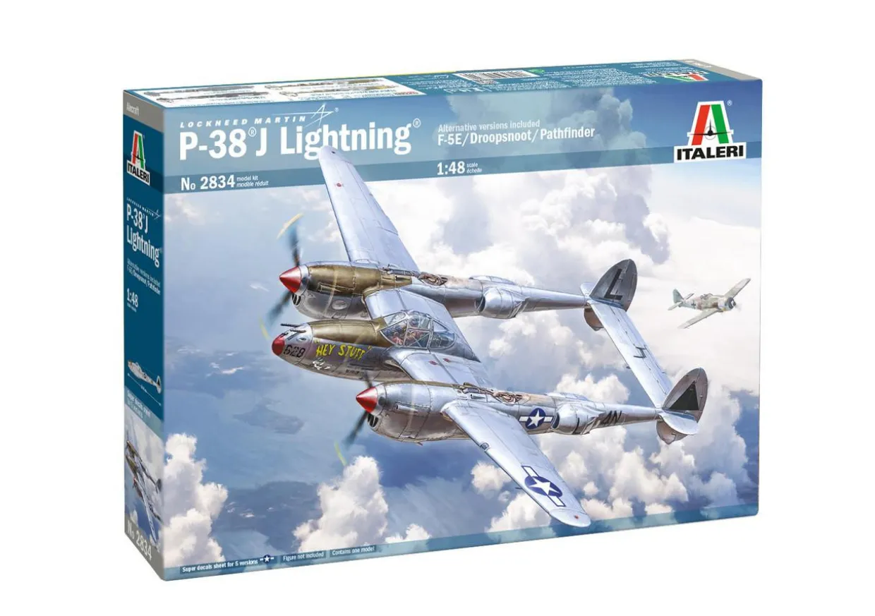 Italeri 1/48 Lockheed P-38J E.T.O. Lightning