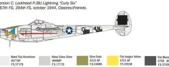 Italeri 1/72 Lockheed P-38J Lightning