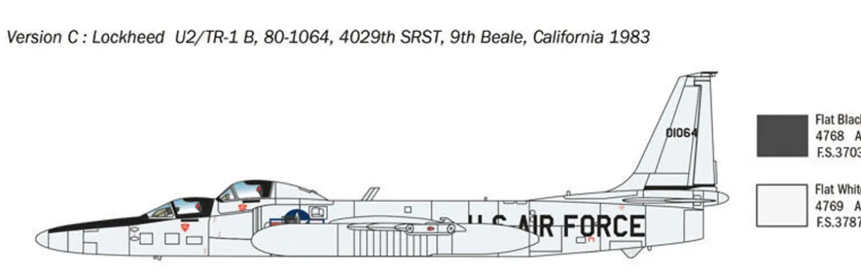 Italeri 1/48 Lockheed TR-1A/B Model Kit
