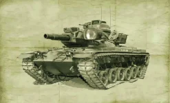 Italeri 1/72 M60A2 MBT Model Kit