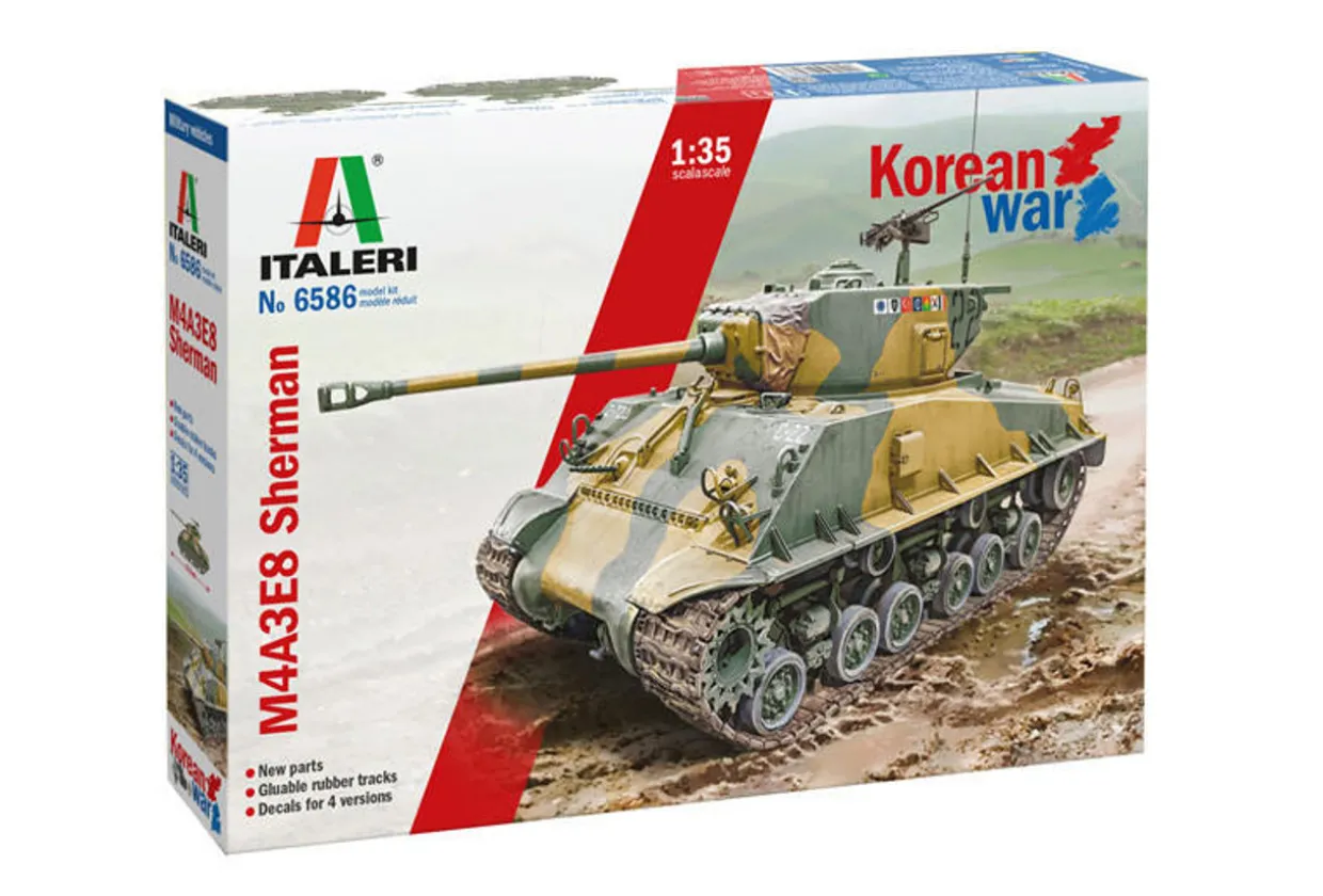 Italeri 1/35 M4A3E8 Sherman Korean War