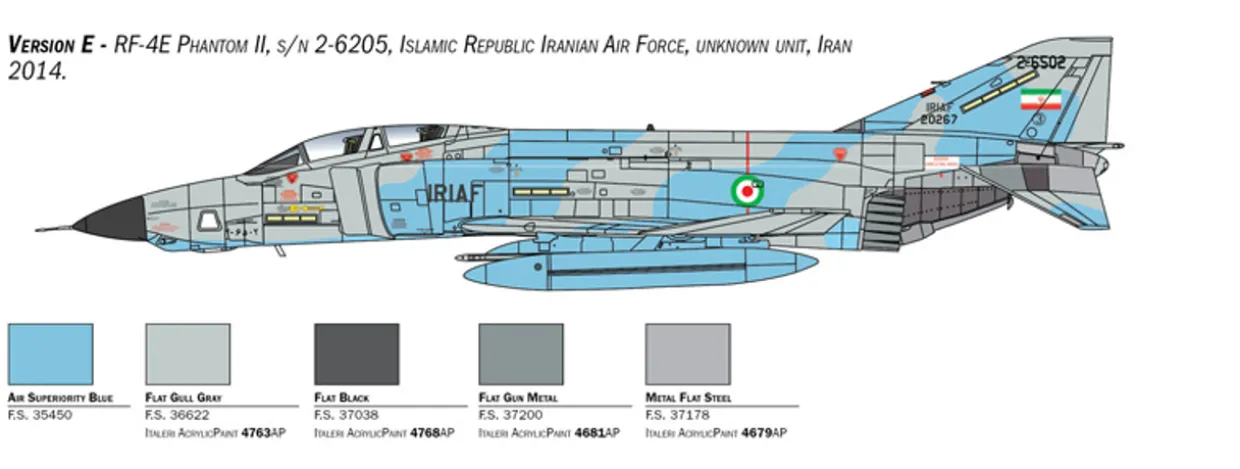 Italeri 1/48 McDonnell Douglas RF-4E Phantom II