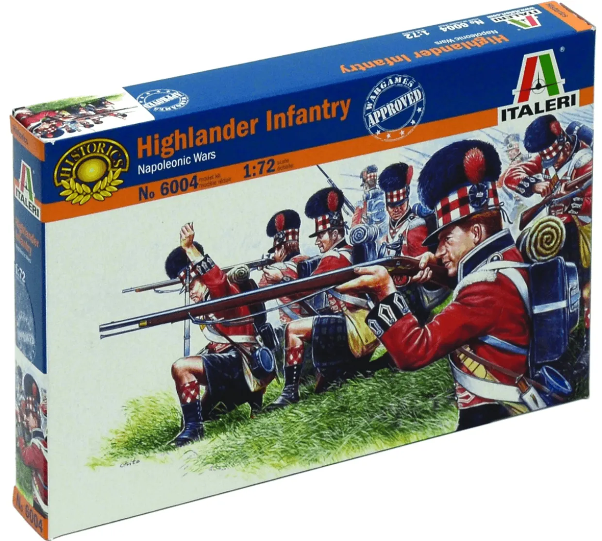 Italeri 1/72 Napoleonic Wars Scottish Highlander Infantry