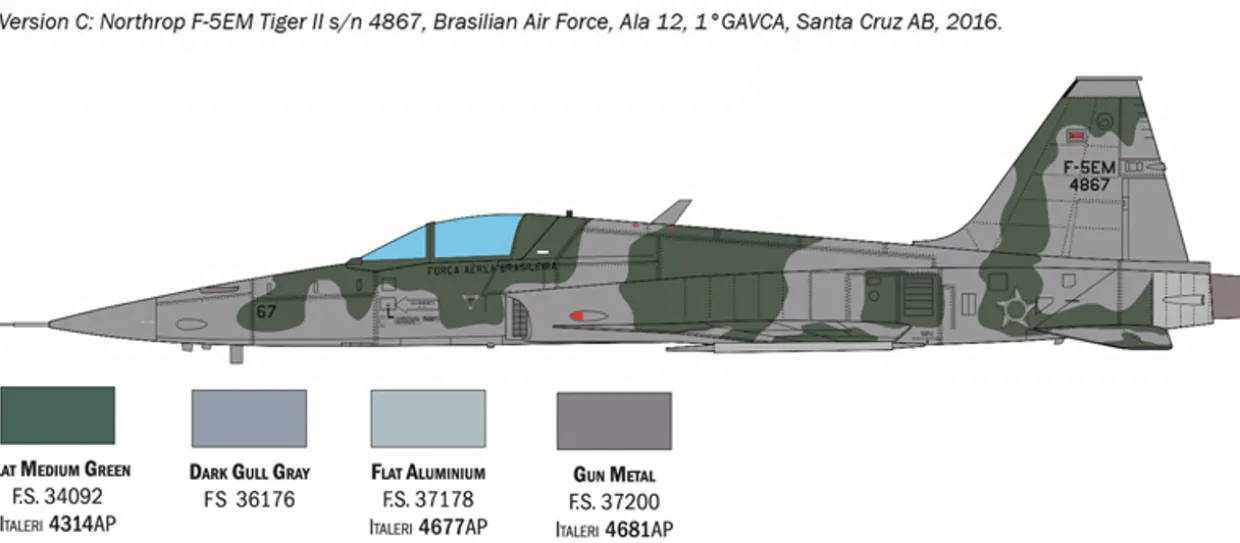 Italeri 1/48 Northrop F-5E Tiger II Model Kit