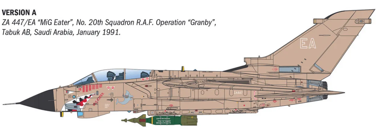 Italeri 1/32 Panavia Tornado GR.1 Desert Storm RAF