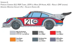 Italeri 1/24 Porsche Carrera RSR Turbo
