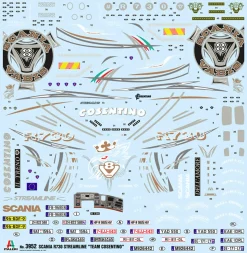 Italeri 1/24 Scania R730 Streamline Show Truck