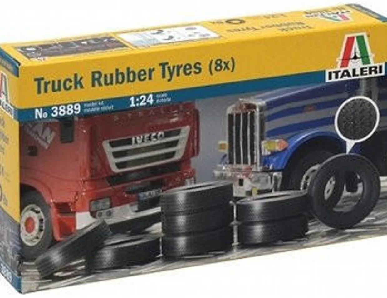 Italeri 1/24 Truck Rubber Tyres