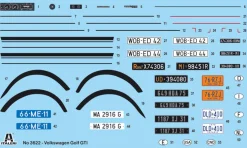 Italeri 1/24 Volkswagen Golf GTI First Series 1976/78