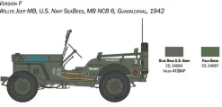 Italeri 1/24 Willys Jeep 80th Anniversary