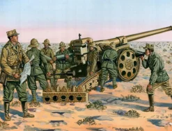 Italeri 1/72 WWII Italian Cannon 149/40 with Crew