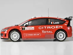 IXO 1/8 Citroen C4 WRC 2008 Red Diecast Model Kit