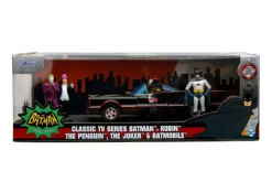 Jada 1/24 1966 Batmobile with Figures Diecast Model
