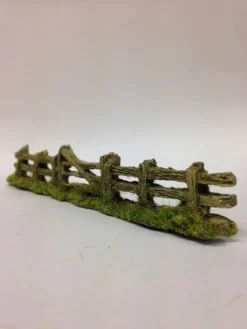 Javis OO Gauge Old Grey Weathered Fence with Gate