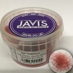 Javis Tub Hairy Grass Dragon Red 6mm